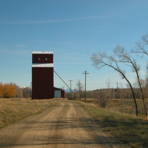 Grain Elevator, Clyde Park, Montana