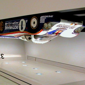 Porsche 956 upside down