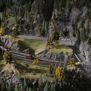 Model train at Luzern Transporation Museum