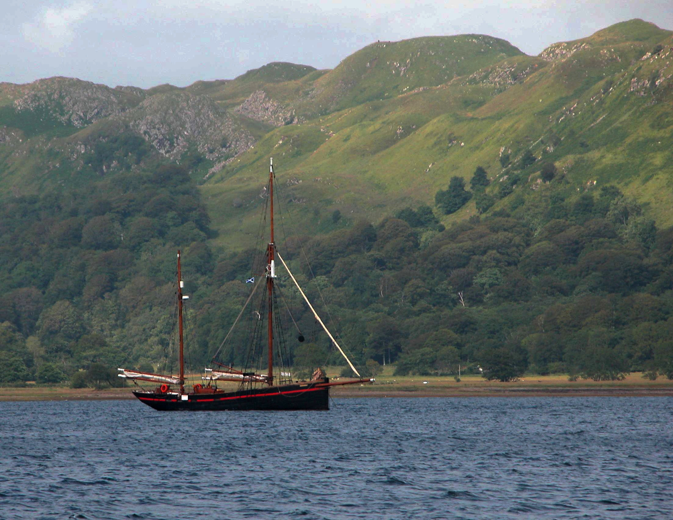 Sailboat, Loch Craignish